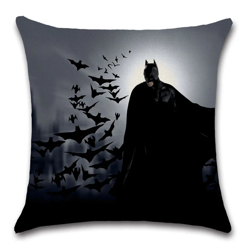Dark knight Superhero Pagalvėlė Padengti Šalies Dekoracija Namuose namas sofa-lova, kėdės sėdynės pagalvės užvalkalą vaikams dovanų draugas metu
