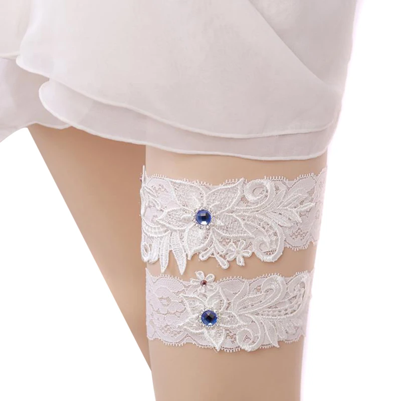 Vestuvių Keliaraištis Kalnų Krištolas Siuvinėjimas, Gėlių Ornamento Formavimas Baltos Seksualus Keliaraiščiai Moterų Nuotakos Šlaunies Žiedas Nuotakos Kojos Keliaraištis 3 Stilius