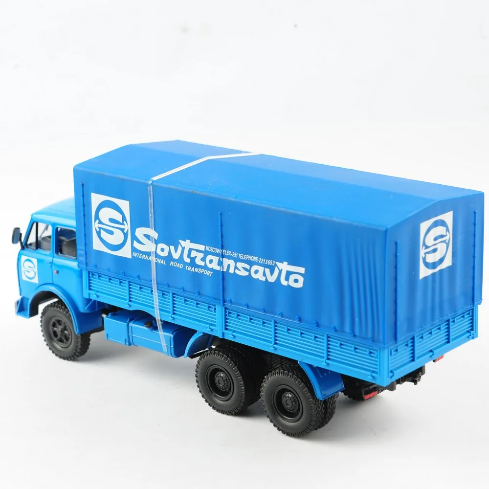 1:43 Mastelis Klasikinis Rusijos Mėlyna Van Container Sunkvežimis Sunkvežimis Diecast Automobilių HAW ABTONPOM MA3-5146 Surinkimo Apdaila Kambario Dovana Žaislai