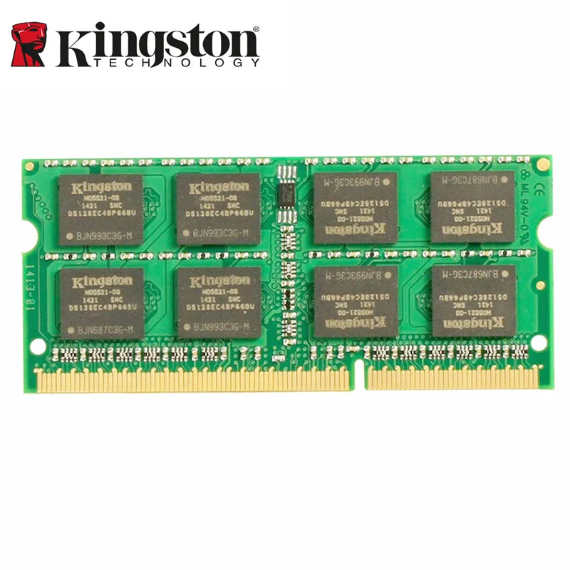 Kingston 8GB DDR3L 1 600 mhz DDR3 8 GB Žemos Įtampos SO-DIMM Nešiojamojo kompiuterio Ram (KVR16LS11/8GB)