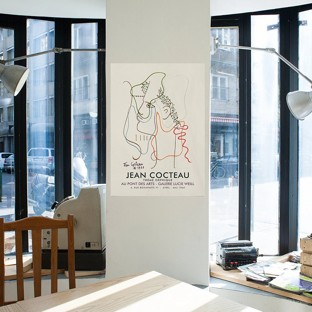 Drobė, Tapyba Plakatai Ir Spausdinant Nuotraukas Ant Sienos Jean Cocteau Frence Šiuolaikinio Menininko Abstrakčiai Dekoratyvinis Namų Dekoro Plakat