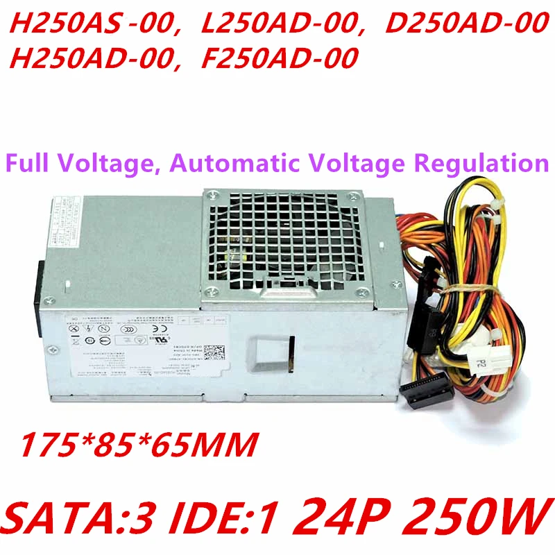 Naujų PSU Už Dell 390 790 990 3010 7010 9010DT Maitinimo H250AS-00 L250AD-00 D250AD/F250AD-00 D250PD-00 AC250ES-00 TFX0250D5W