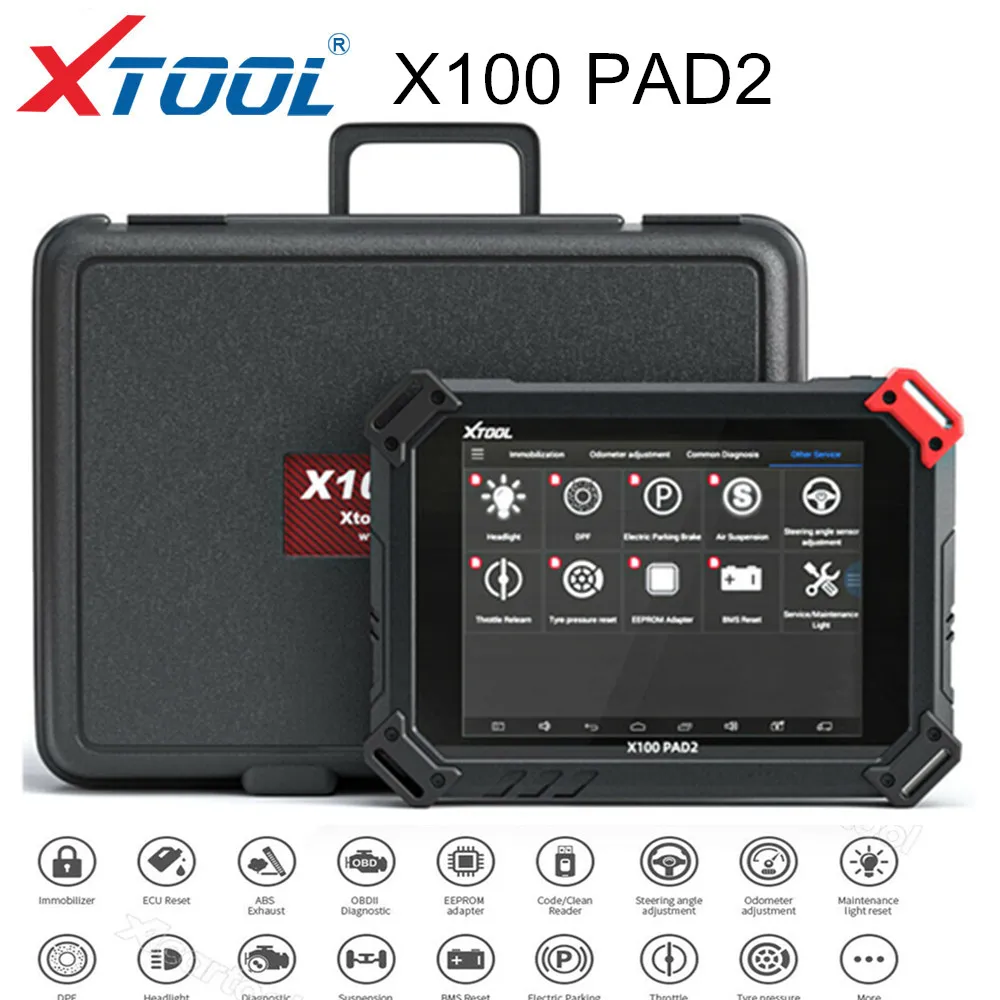 XTOOL X100 PAD2 Pro 4 Sistemos Standarto Versija OBD2 Diagnostinis Įrankis Atnaujinti X100 TRINKELĖMIS raktas programuotojas Su Specialios Funkcijos