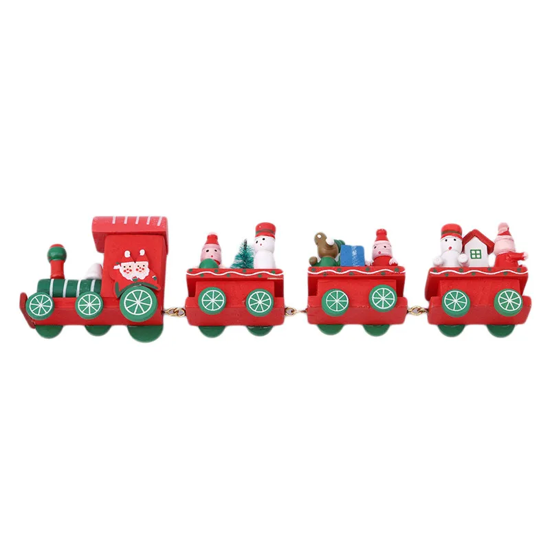 Kalėdų Traukinukas Medinis Žaislas Mini Kalėdų Traukinys Šalies Namų Puošybai Vaikams, Vaikų Gimtadienio, Naujųjų Metų Dovana Montessori Švietimo Žaislas