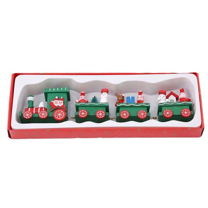 Kalėdų Traukinukas Medinis Žaislas Mini Kalėdų Traukinys Šalies Namų Puošybai Vaikams, Vaikų Gimtadienio, Naujųjų Metų Dovana Montessori Švietimo Žaislas