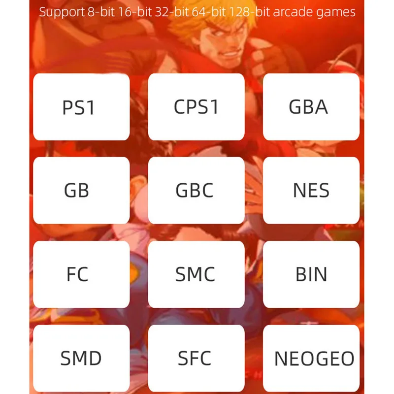 5.1 Colių LCD Ekrano Nešiojamą Žaidimų Konsolę PSP Režimu, Parama, PS1/CPS1/GBA/GB/GBC/MD/NE/FC/SMC/BIN/SMD/SFC/NEOGEO Formato Žaidimai