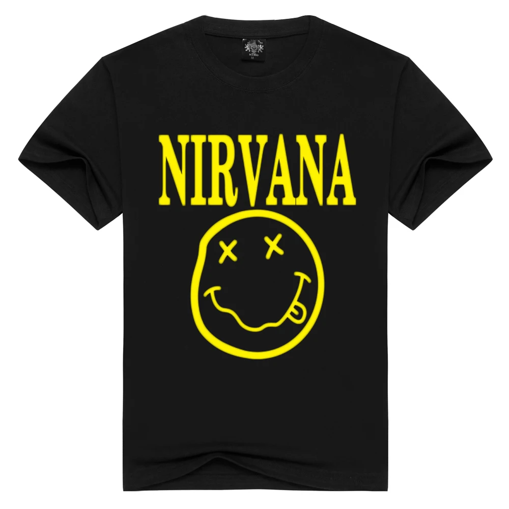 Nirvana T Shirt Vyrai Moterys Vasarą Kokybės CottonTops Tees 