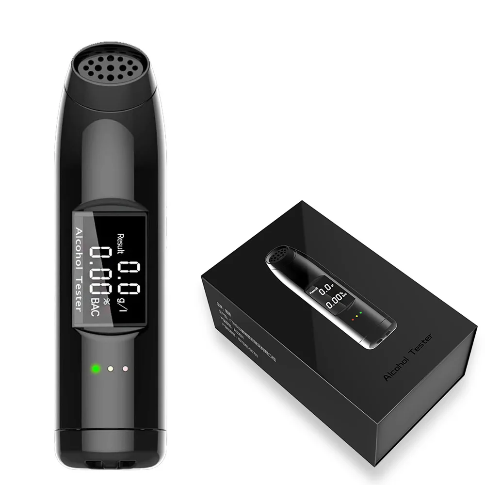 USB Įkrovimo Skaitmeninis Alkoholio Testeris LCD Breathalyzer Bandymo Įrankis Didelio Tikslumo Alkoholio Kvapą Detektorius Nešiojamų Alkoholio Analizatorius