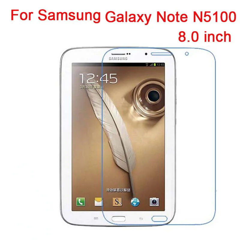 9H HD Grūdinto Stiklo Plėvelė Samsung Galaxy Note 8.0 GT-N5110 GT-N5100 Tablet Screen Protector Apsauginė Plėvelė N5100 N5110
