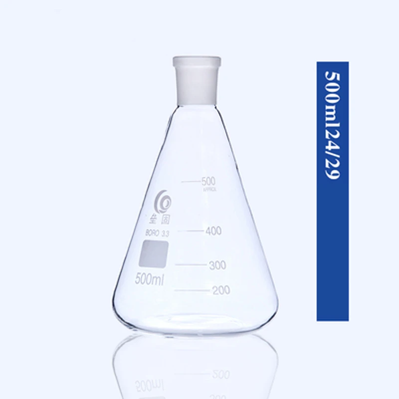 Standartinis Kalibro Stiklo Kūginę Kolbą matinio stiklo Laboratorija Trikampis butelis, Matavimo puodelis Laboratorinė įranga