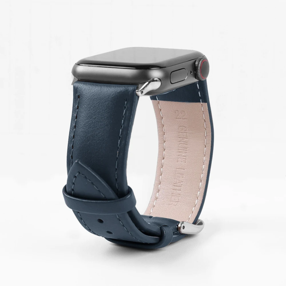 Dirželis apple watch band natūralios odos linijos 42mm 38mm watchband už iwatch dirželis 44mm 40mm 5/4/3/2/1 apyrankę priedai