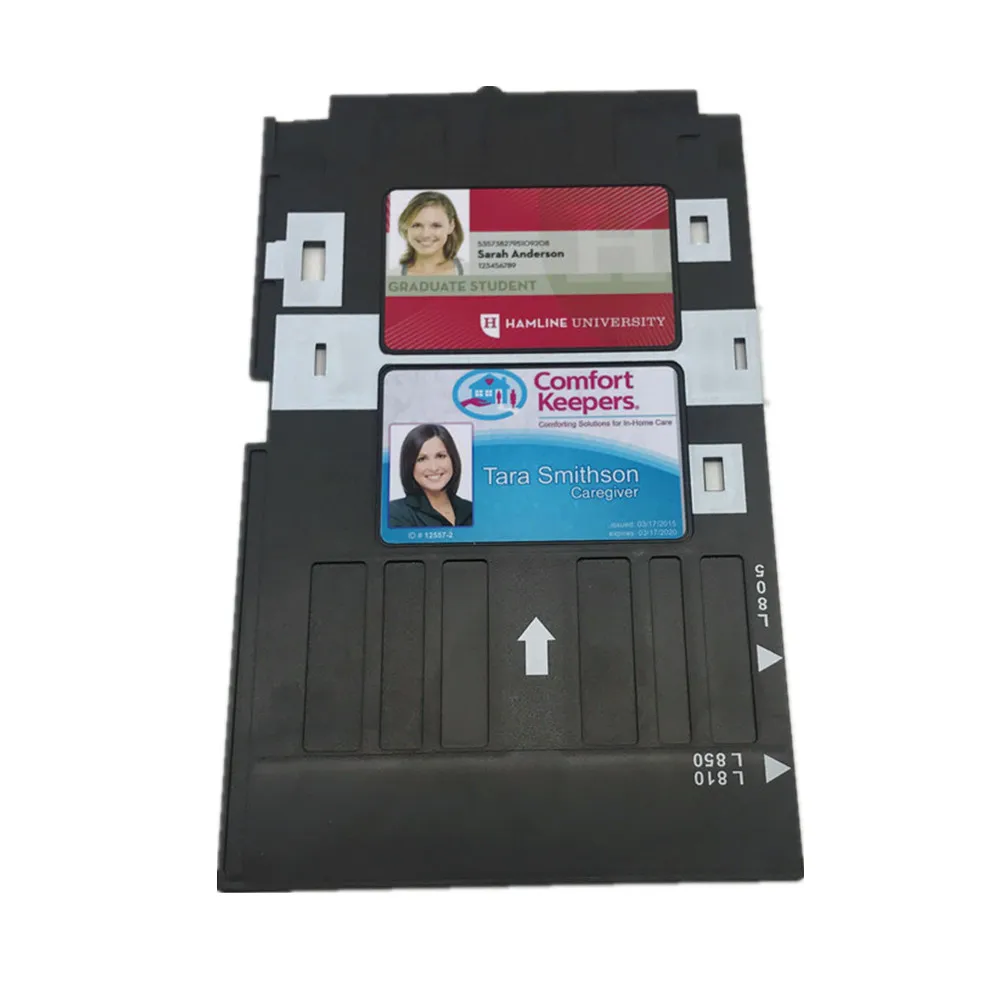 PVC ID kortelės dėklas Epson L800,L801,L805,L810,L850 rašaliniai spausdintuvai, spausdinimo tuščią CR80 dydis rašalinis pvc kortelės, narystės kortelės