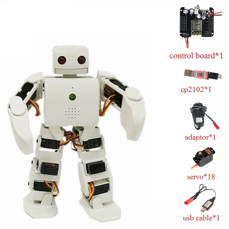 DOIT 3D Spausdintuvas Humanoidų Robotas APP Kontrolės ViVi Protingas Robotas Suderinama Su Plen2 su 18pcs Actuators+ Kontrolės Valdyba+ Kroviklis