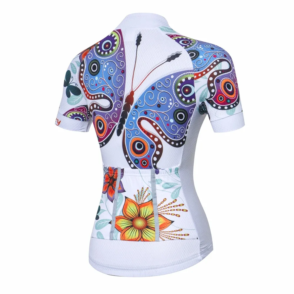 Weimomonkey Kelių dviračių džersis jaunimo Trumpas rankovės Moterų Dviračių džersis Dviračių drabužių MTB Viršuje Ropa Ciclismo Maillot drugelis