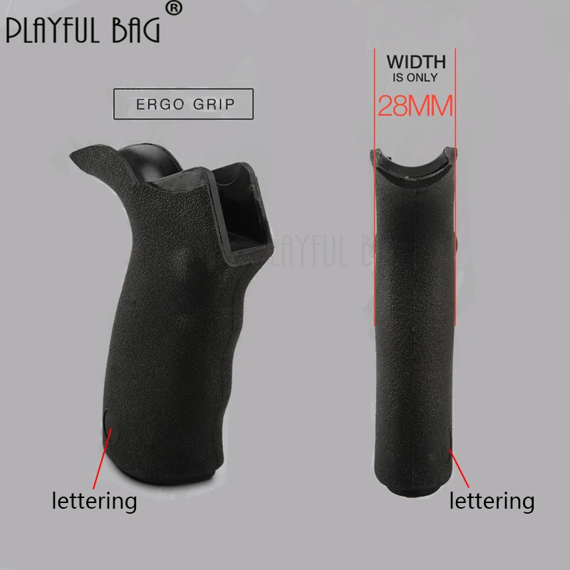 Lauko sporto reikmenys-ultra plonas, stiprus magnetinis didelio greičio variklis ERGO AK-ultra plonas vandens bullet gun modifikuotų rankena LD28