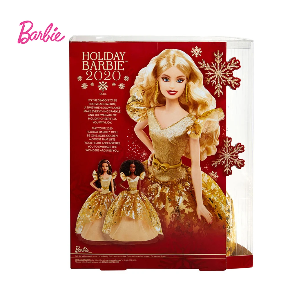 Barbė Atostogų Staigmena Lėlės Atostogų Staigmena, Auksinės Kolekcijos Suknelė Princesė Mergina Vaikų Žaislas Dovana Kalėdų Žaislai GHT54