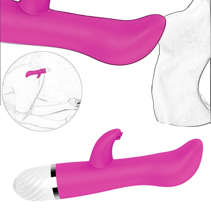 Vibratoriai Dviguba Vibracija G Spot Dildo skatinti Vibratorius Sekso Žaislas Moterims Silikono Moterų Makšties Clitori Magic Wand suaugusiųjų prekės