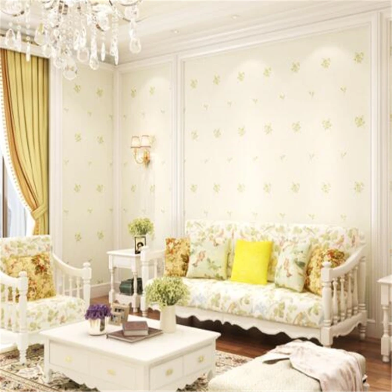 Wellyu Šviežių sielovados miegamojo kambarį televizijos fone, vientiso sienelių audinys sienos audinys šiltas vestuvių kambarys tapety
