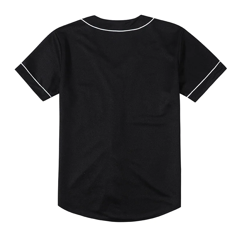 Vasarą Naujas Vyrų / Moterų Tinklinio V-Kaklo Megztinis Hip-Hop Street T-shirts Naujas Dryžuotas marškinėliai Vyrams Beisbolo Jersey Punk T-shirts Homme