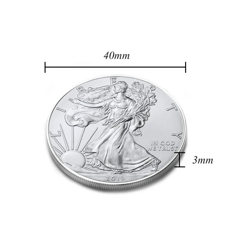 2011--2021 Jungtinės Laisvės Statula Iššūkis Monetos 1 oz Bauda Sidabro Kolekcionuojamų Amerikos Monetų Naujųjų Metų Dovana Bauda Kolekcija