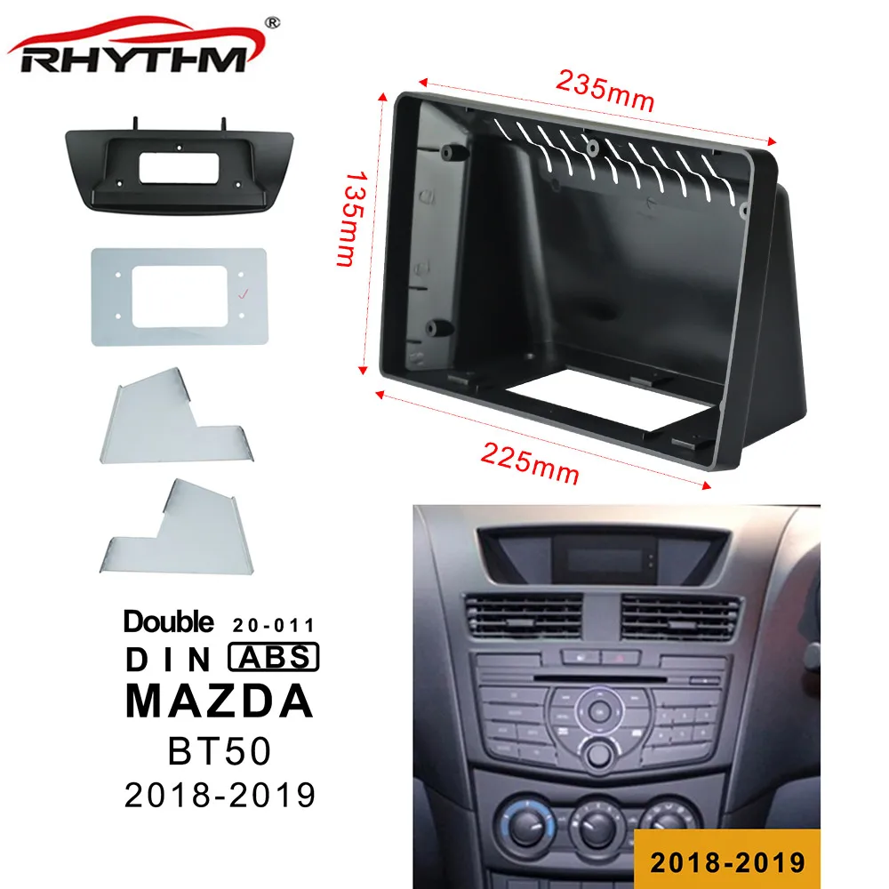9 Colių 2din Automobilių fascia MAZDA BT50 2018-2019 Fascias Garso Montavimo Adapteris Rėmas Rinkiniai Automobilių DVD prietaisų Skydelio Rėmas