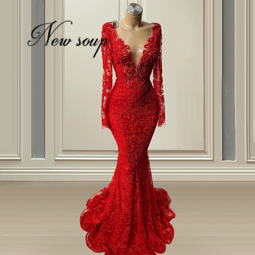 Arabų Raudonojo Puošnios Suknelės, Šaliai, Dubajus Chalatas De Soiree 2021 Sexy Ilga Promenadzie Suknelė Arabų Individualų Garsenybių Suknelės, Vakarinės Suknelės
