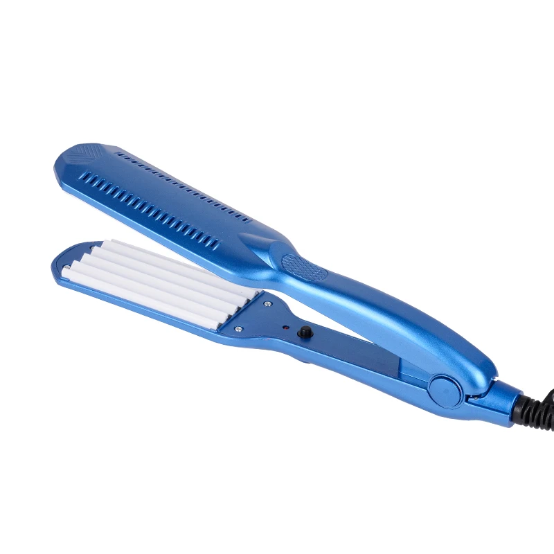 Profesionalios Elektroninės Temperatūros Kontrolė plaukų ištiesinimo priemonės, 220V Crimper hair curler gofruotosios Geležies stilius įrankiai