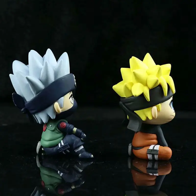 Naujas 8cm Q Ver. Anime Naruto Pav Figura Uzumaki Naruto Statulėlės Hatake Kakashi Veiksmų Skaičiai PVC Kolekcijos Modelis Žaislai, Dovanos