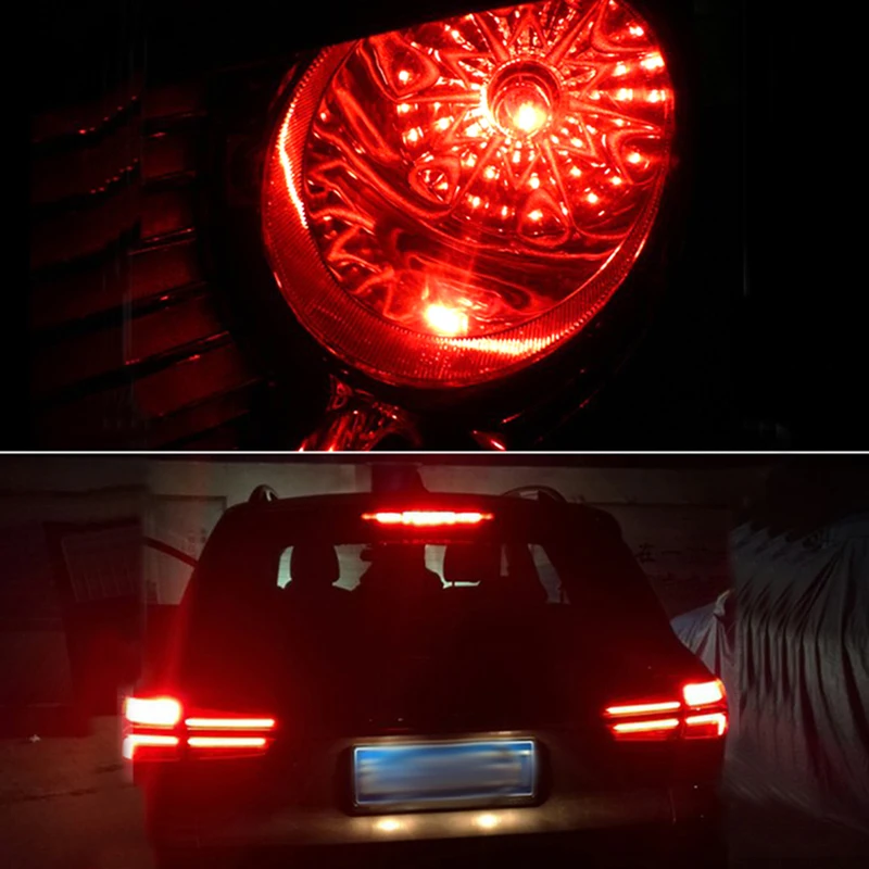 2VNT Automobilių Šviesos 1156 BA15S P21W Gijų Chip LED Auto stop Žibintas Galinis Rūko Žibintas DRL Automobilio Vairavimo Atbulinės šviesos Lemputė, Posūkio Signalai