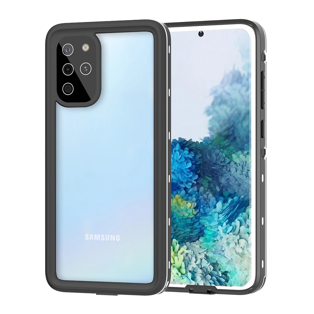 Atsparus vandeniui Case For Samsung Galaxy S20 Plius S20 Ultra Padengti 360 Visas Apsaugos atsparus smūgiams Šarvai Lauke, Nardymas, Plaukimo atvejais
