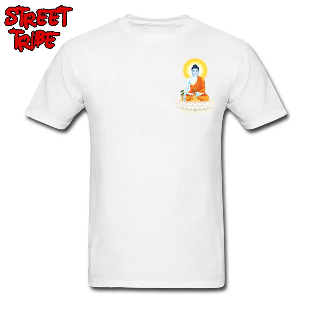 Aukštos Kokybės marškinėliai vyriški T Shirts, Gautama Buda, Budizmo Buddhahood Budistų Medvilnės Marškinėlius trumpomis Rankovėmis Crewneck Drabužiai