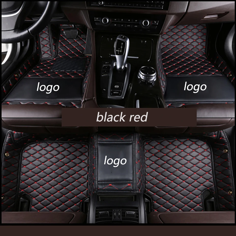 ZRCGL logotipą Automobilio grindų kilimėlis Ford visus modelis focus 