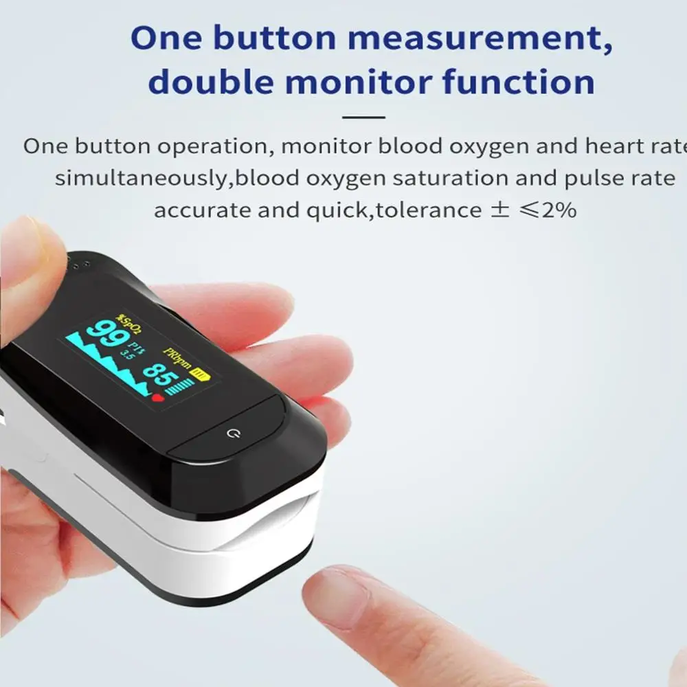 DS103 Medicinos Piršto Pulse Oximeter Automatinė Piršto Oximetry Piršto Įrašą Širdies ritmo Monitorius Kraujo Deguonies Įsotinimo Stebėti