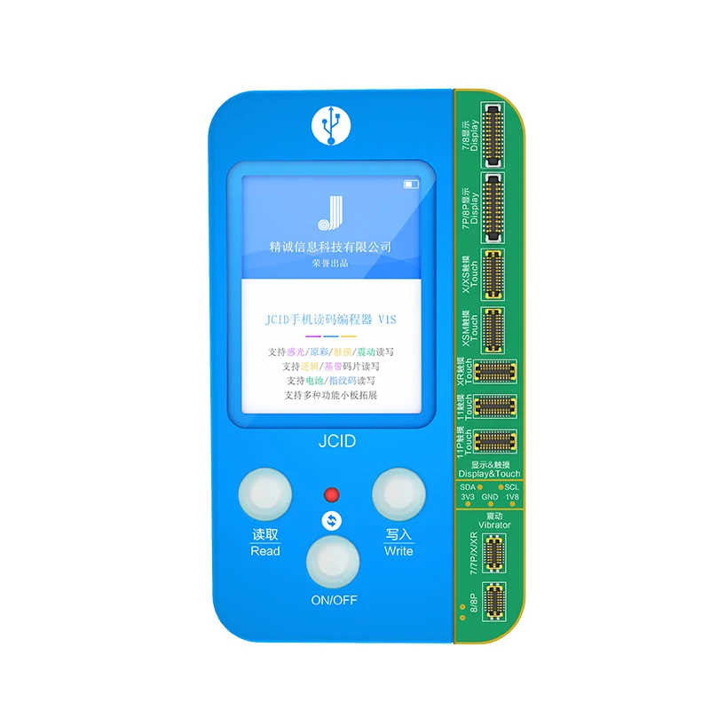 JC V1S Telefono Kodas Skaitymo Šviesai TrueTone Palieskite Ekraną pirštų Atspaudų Serijos Numeris Programuotojas iPhone 7 8 X 11 PRO MAX