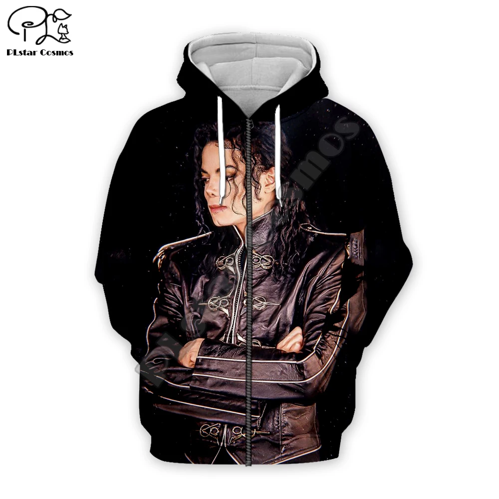PLstar Kosmosas Pop Karalius Michael Jackson atsitiktinis Streetwear Puloveris spalvinga 3DPrint Užtrauktuką/Hoodies/Palaidinukė/Striukė/Vyrai Moterys s9