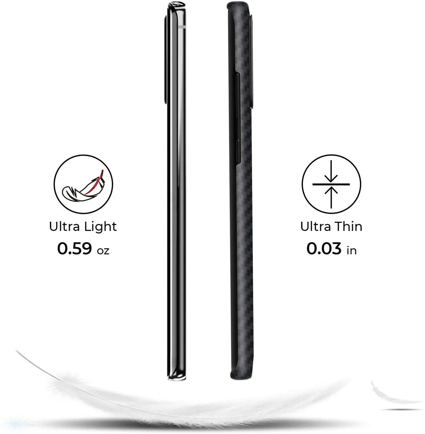 Aramido Pluošto Telefono dėklas Samsung Note20 Ultra S20 Plius S10 Note10 Minimalistinis Korpuso Ultra Plonas Ilgaamžiai Anglies Pluošto Plonas Dangtelis