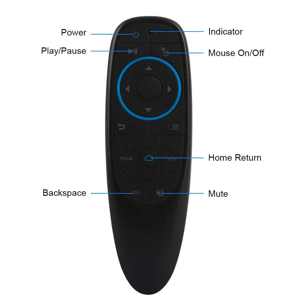 Bluetooth 5.0 Oro Pelės Gyro G10BT IR Mokymosi Belaidžio nuotolinio valdymo BT5.0 Aero pelės G10S už Xiaomi 