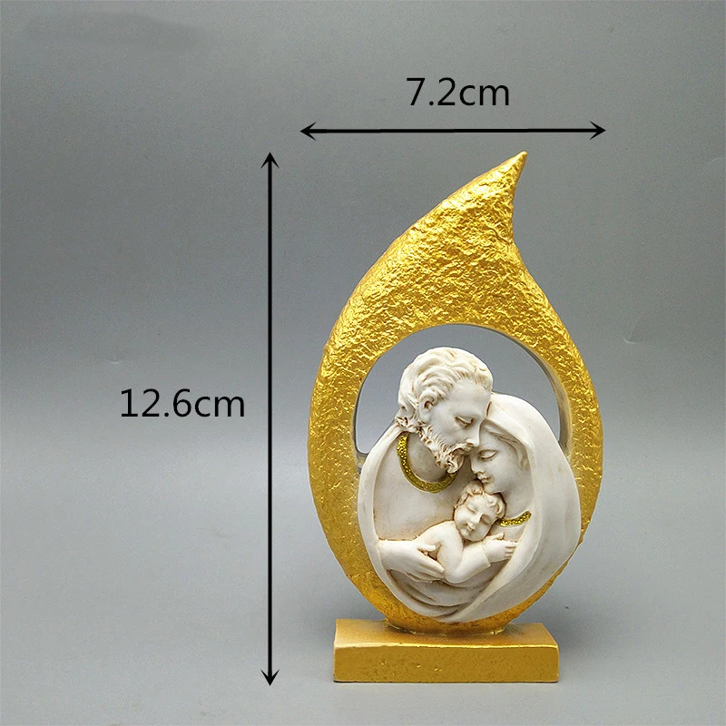PRZY Silikono Formos Minkštas Formų 3D Katalikų Mergelės Marijos Jėzus Dervos Gipso Šokolado Žvakė Saldainiai Pelėsiai, Pelėsiai Eco-friendly