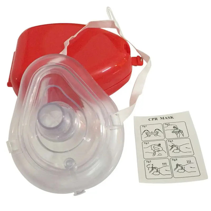 2020 NAUJAS 1PCS CPR Resuscitator Gelbėjimo, Pirmosios Pagalbos Kaukės CPR KVĖPAVIMO KAUKĖ Burnos Kvapą vienpusis Vožtuvas Įrankiai
