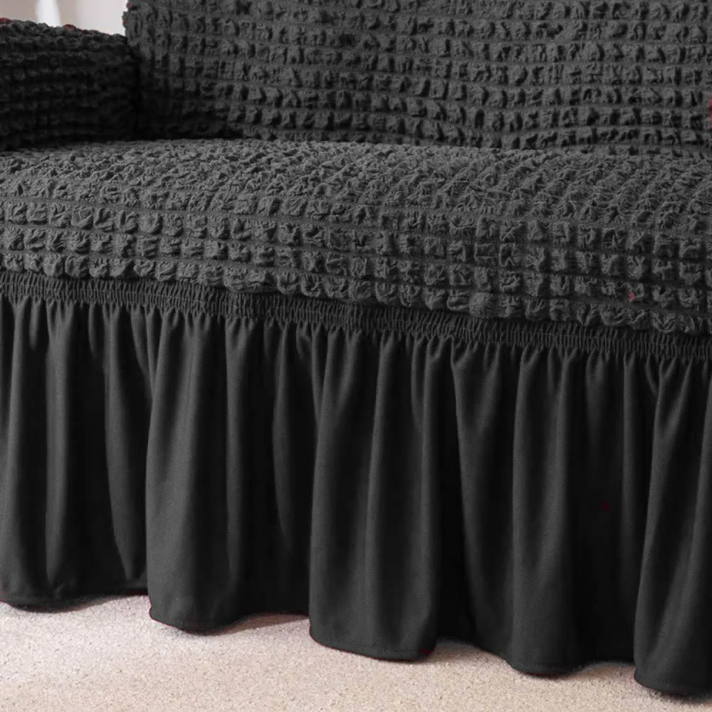 Vientisos Spalvos Elastinga Sofa Padengti Kambarį 2 pagalvėlės, sofos juoda šunims, sofos antklodė labai didelis