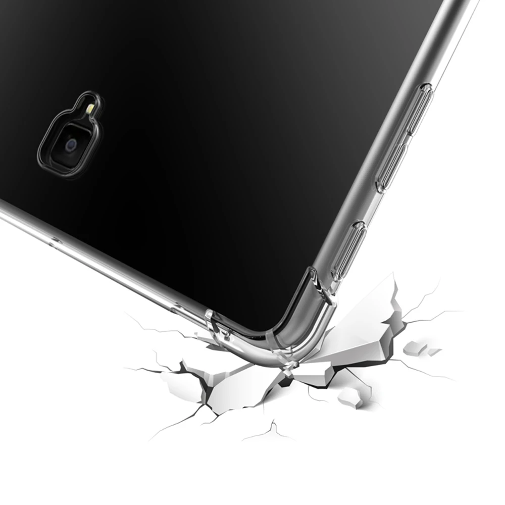 Funda Samsung Galaxy Tab 10.1 2019 SM-T510 SM-T515 atsparus smūgiams Minkšto Silikono Apvalkalas Skaidrios TPU oro Pagalvė Apsaugos Coque 