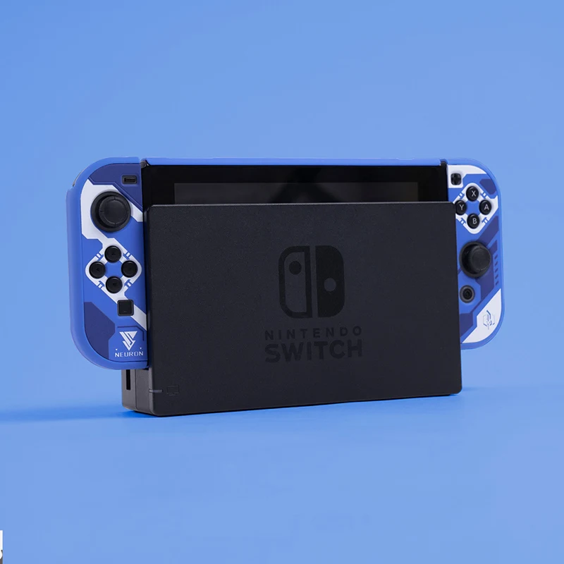 Cool Blue Apsauginį kiautą, Nintendo Pereiti Visą Joycon Controller Hard Cover Atveju NS Langelį Nintendo Jungiklis Priedai