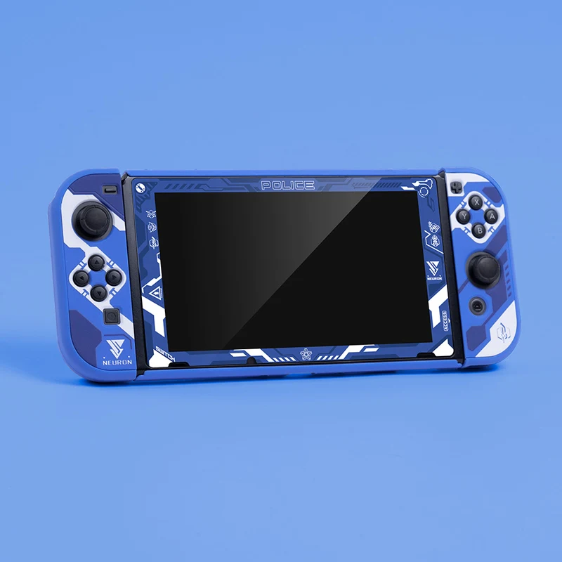 Cool Blue Apsauginį kiautą, Nintendo Pereiti Visą Joycon Controller Hard Cover Atveju NS Langelį Nintendo Jungiklis Priedai