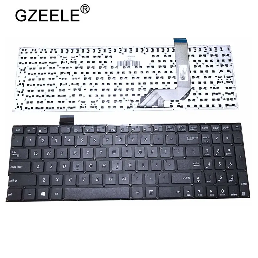 Naujas anglų nešiojamojo kompiuterio klaviatūros ASUS A542 A542B A542U A542UA A542UF A542UQ US klaviatūra