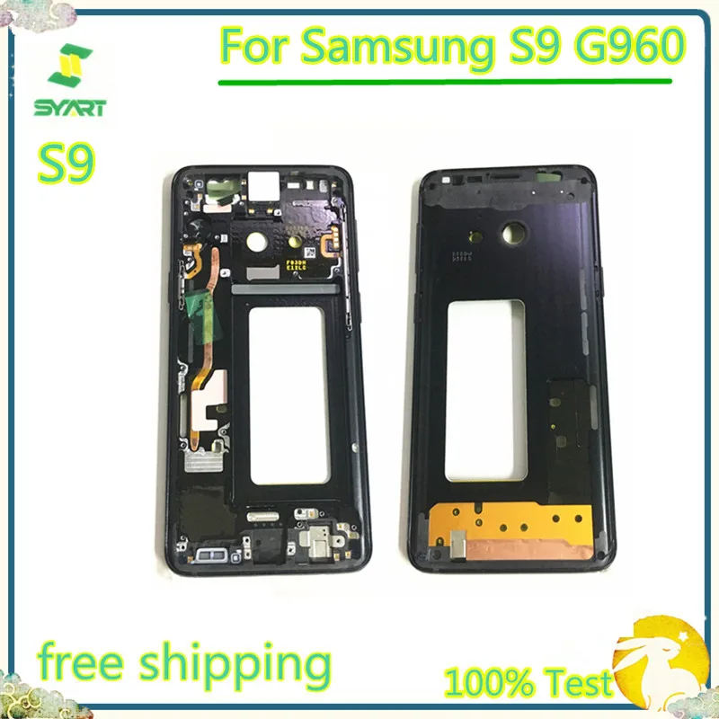 Būsto Samsung Galaxy s9 Šoninis Mygtukas Vidurinis Rėmas metaline Plokštele Būsto Bezel Samsung Galaxy S9 G960 G960F Viduryje rėmelį