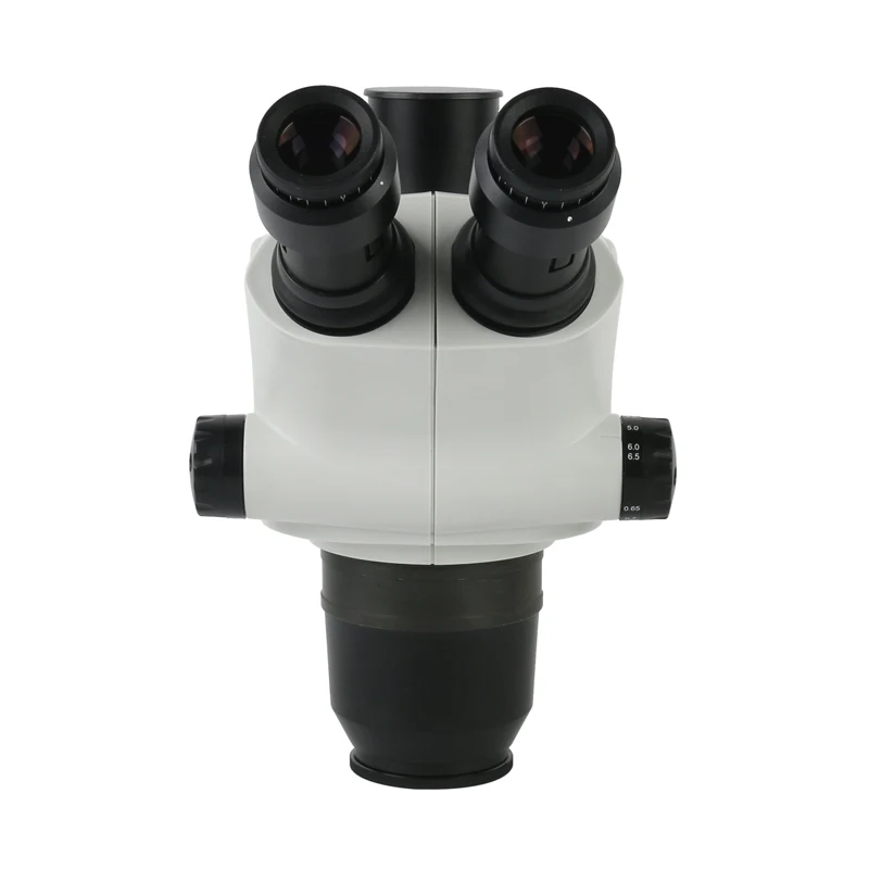 Stereo Mikroskopas Zoom Trinokulinis Mikroskopu Galvos 6,5 X-65X 3.25 X-32.5 X 13X-130X + 0,5 x 2.0 x Papildomas Objektyvas + WF10X/22mm Okuliaro