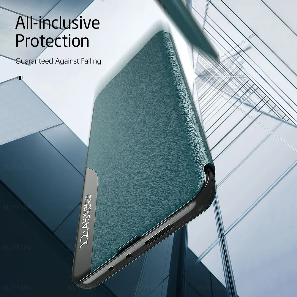Originalus Prabangus Odinis Smart View Window Flip Case For Xiaomi Redmi Pastaba 9s Note9 9 Pro 8t Max 8 Pro 