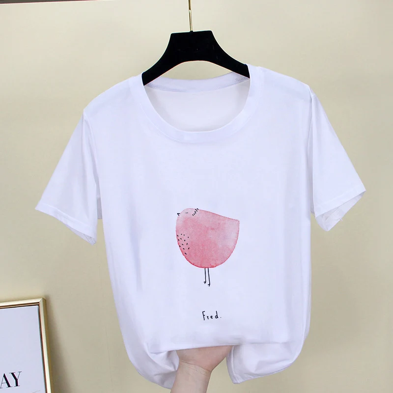 Lūs Los Mielas alpaka purvo arklys, print T-shirt ponios atsitiktinis animacinių filmų T-shirt Harajuku Kawaii mados T-shirt vasaros trumpas rankovės