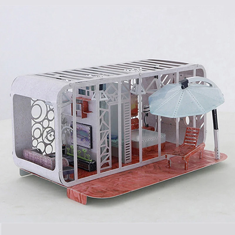 HK Nanyuan 3D Metalo Įspūdį Temą kotedžas pastato modelio švietimo 