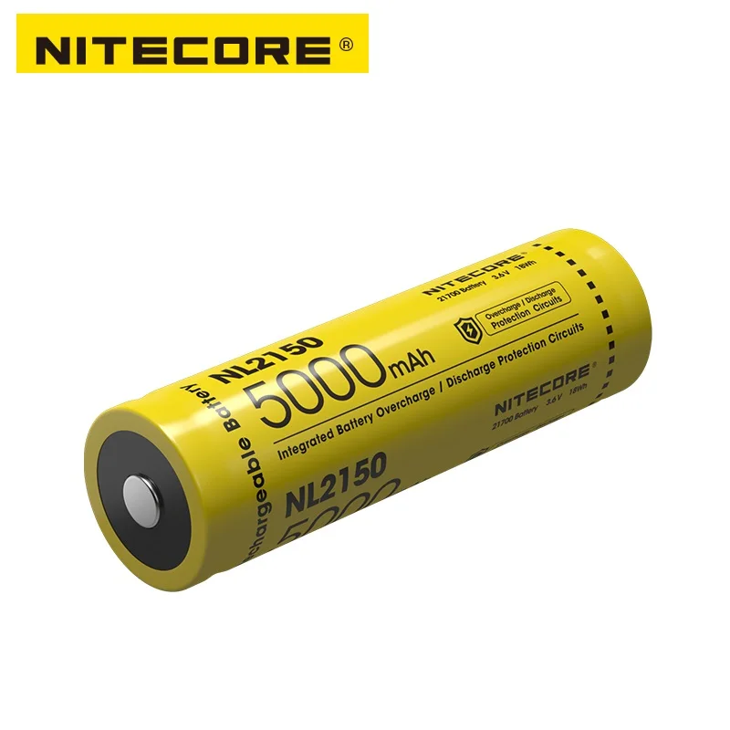 NITECORE NL2150 NL2145 NL2140 3,6 V 21700 Li-ion baterija